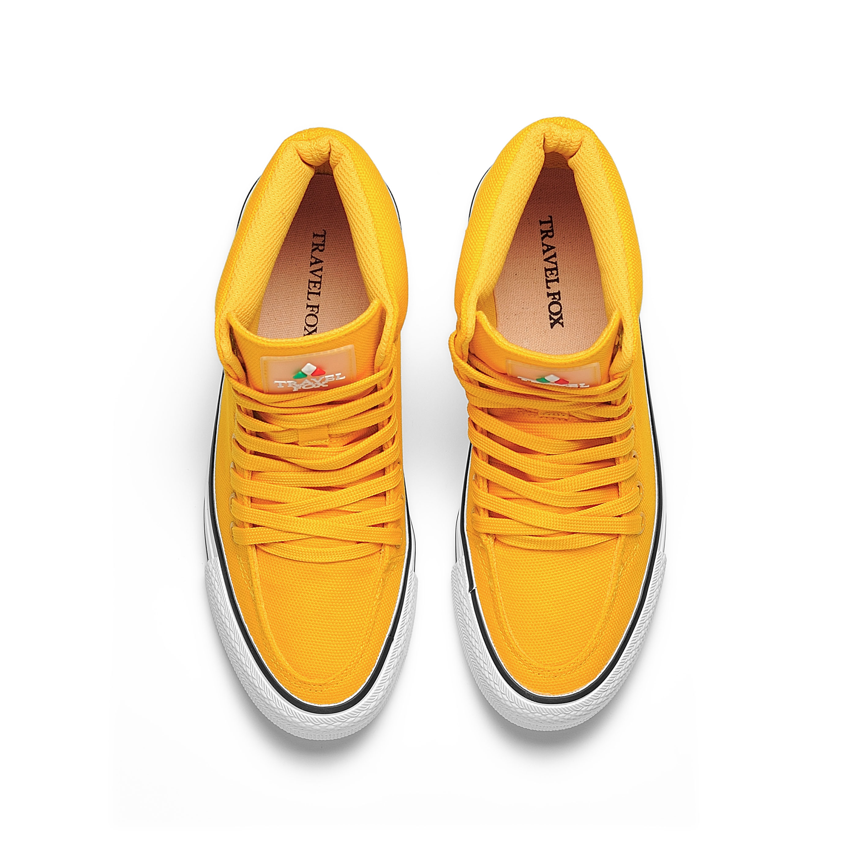 Travel Fox Classic 900 Hi 高筒帆布休閒鞋-黃917807-811
