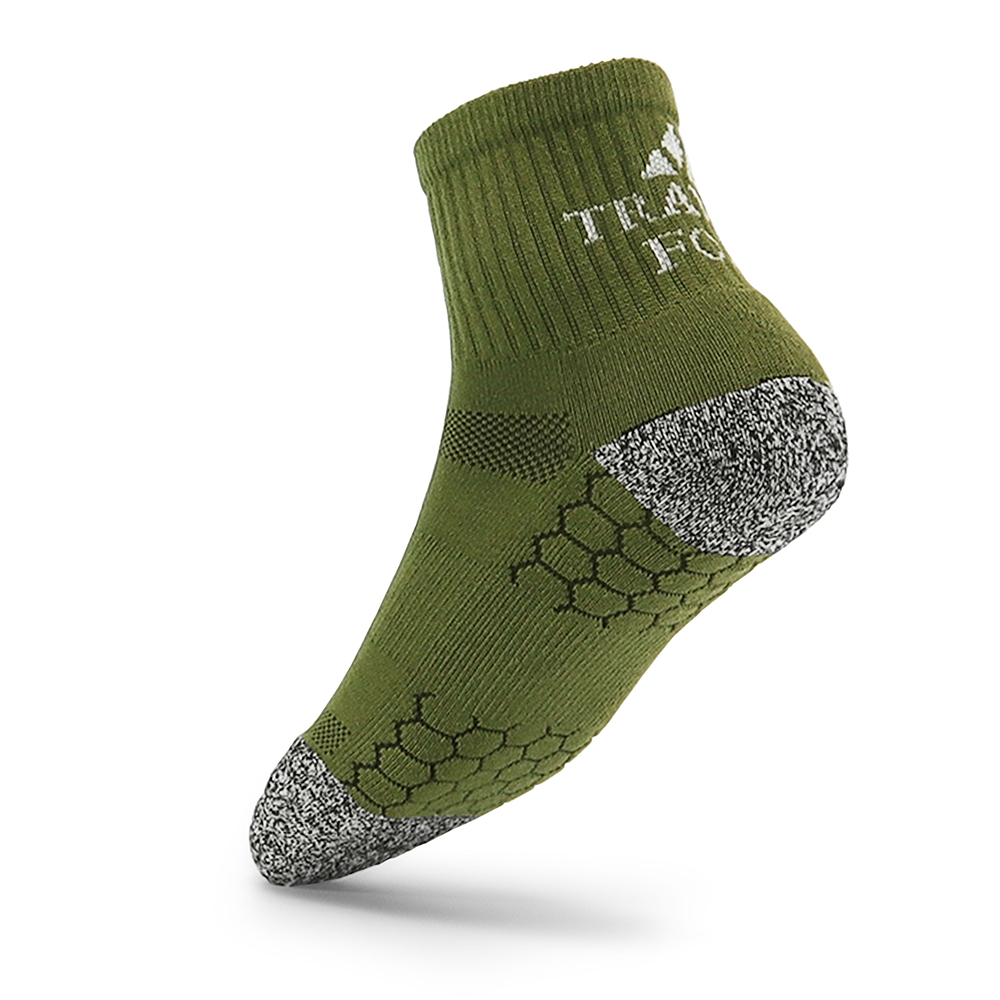 1/2休閒運動造型咖啡紗襪-橄欖綠(男)3雙TS104-22